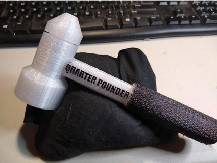 martelo malho trimestre batedor donutboy3 3d print model - Mito3D