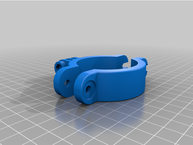 Go Pro rouleau bar monter 45mm jfosj 3D print model - Mito3D