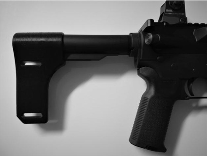 lightweight minimalist pistol brace lmpb ffftechnology 3d print model - Mito3D