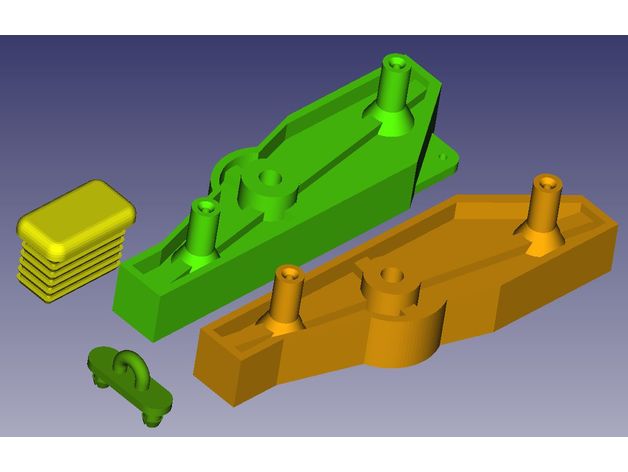 lettini spiaggia sostituzione parti pezzi ricambio menzogna johann 3D print model - Mito3D