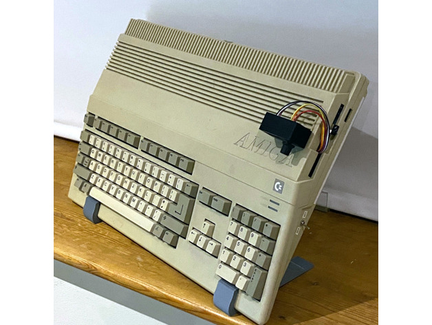 amiga 500 a500 display stand tom dd 3D print model - Mito3D