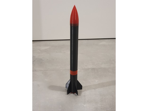 startbar vase mode Rakete Modell smolch 3D print model - Mito3D