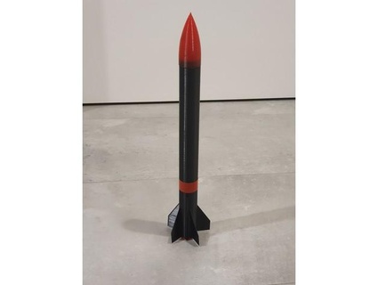 başlatılabilir vase mode roket model smoluch 3d print model - Mito3D