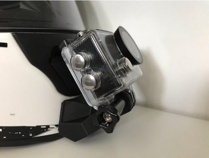 helmet camera mount front carsnstuff 3d print model - Mito3D