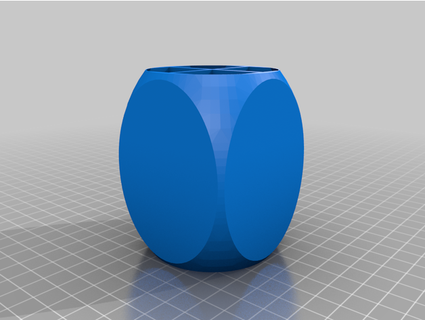 basic pen holder joei92 3d print model - Mito3D