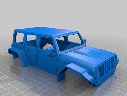 scx24 jeep wrangler corpo soarpix 3d print model - Mito3D
