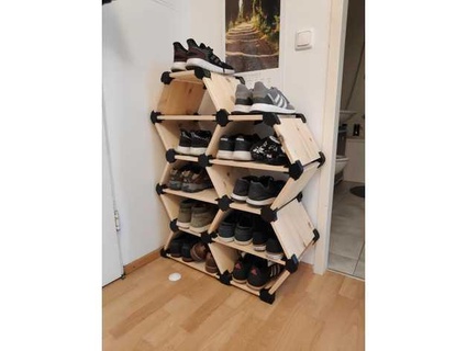 diy shelf shoe rack cupboard furniture d1 3d print model - Mito3D