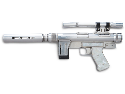 Lando só personalizadas 14r blaster Atualizada partes redimensionado sabaccmaster 3d print model - Mito3D