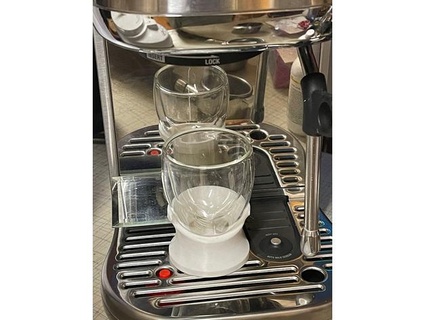 espresso cup pedestal extraction mirror breville bambino plus hyperion917 3d print model - Mito3D