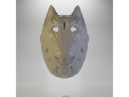 máscara two faced perro alextormenta 3d print model - Mito3D