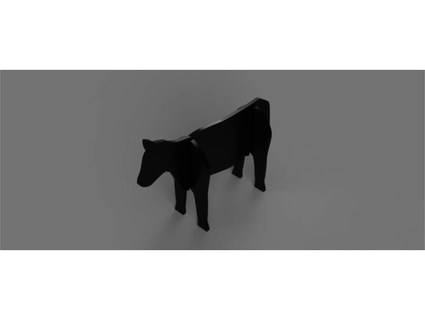 simples vaca amitjanac 3d print model - Mito3D