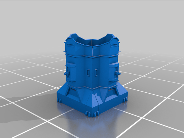 defence bastion - terrain epic40k jimjimjimmyjim 3D print model - Mito3D