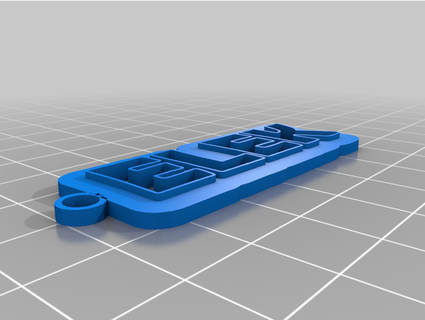 elek keychain kulcstart kf projects 3d print model - Mito3D