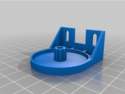 rolo persianas suporte silencio 3d print model - Mito3D