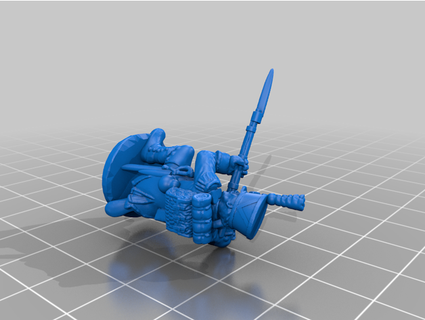 french voltigeur geicca 3d print model - Mito3D