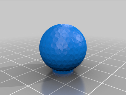 valvola stelo cap golf palla carneepatate 3d print model - Mito3D