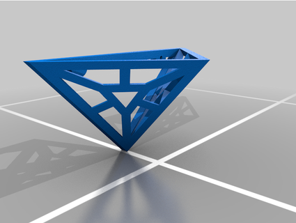 üçgen duvar sepet gr1m 3d print model - Mito3D