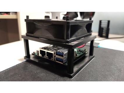 Kühlung Fall Mantel erbrochen Studio Dual Gigabit Ethernet Träger Tafel rpi cm4 Lakshanthad 3d print model - Mito3D