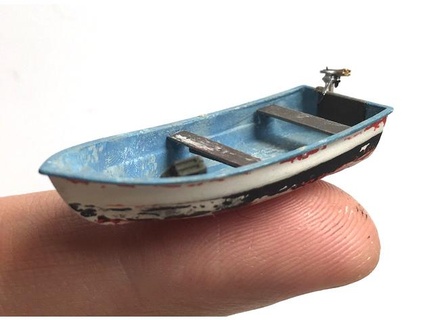 remo bote 39 gaivota 1 87 escala cpomeroy 3d print model - Mito3D