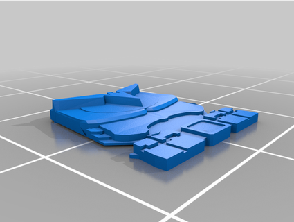 nightwing Lego armatura pezzo james 3d print model - Mito3D