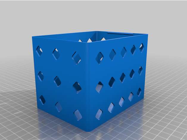 caja delikli con tapa Kutu Quiquin 3D print model - Mito3D