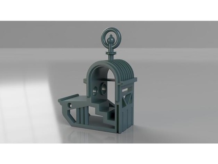 fantasy chapel - torture 3d printer test bhmarten 3d print model - Mito3D