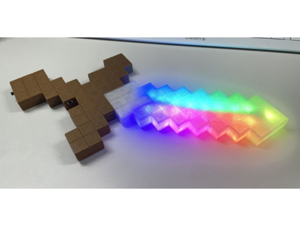Minecraft guidato spada timgo 3d print model - Mito3D