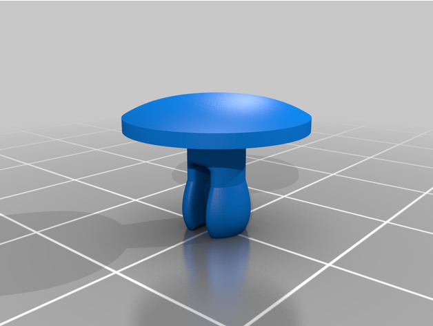 imbriqué bouton axento70 3D print model - Mito3D
