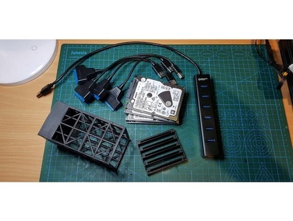 raid drive rack mbromham 3d print model - Mito3D
