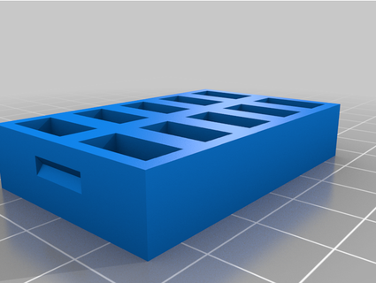 lr44 battery box lid chzhowland 3d print model - Mito3D