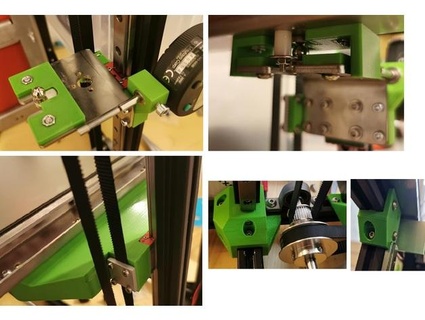 seckit sk-go2 improved bed mounting & z axis brackets swissdarky 3d print model - Mito3D