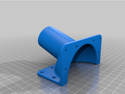 air duct suction hood woodworking - 38mm matzemoe 3d print model - Mito3D