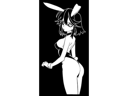 2d bunny girl longquang 3d print model - Mito3D