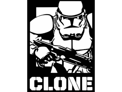 clone trooper stencil 3 longquang 3d print model - Mito3D