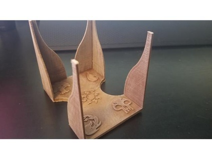 mtg - commander deck holder samuelr04 3d print model - Mito3D