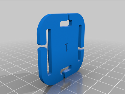 magnetico idratazione tubo flessibile trattenendo clip aiber 3d print model - Mito3D
