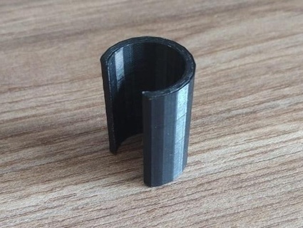 u-shaped pipe foot clamp cap 16mm diameter steel tubes pedroprio 3d print model - Mito3D