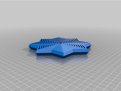 octa Estrela ilusão sujeira 3d print model - Mito3D