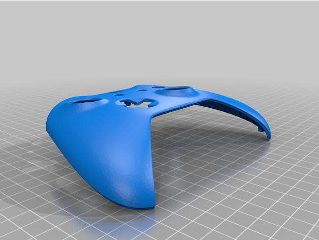xbox controlador placa frontal rieles re upload hipnotadskin 3D print model - Mito3D