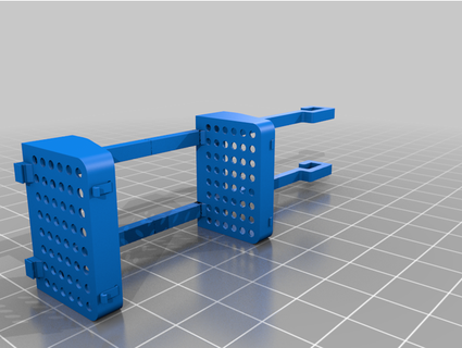 miniature shower storage rack basket dedoper 3d print model - Mito3D