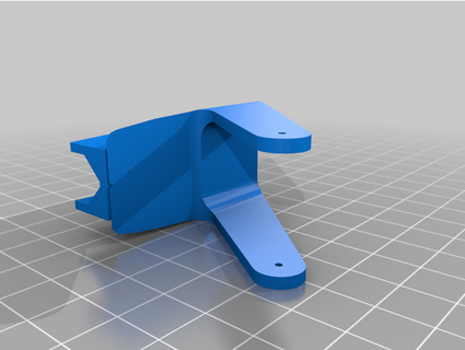 multiplex fun cub tail wheel support 1nformatica 3d print model - Mito3D