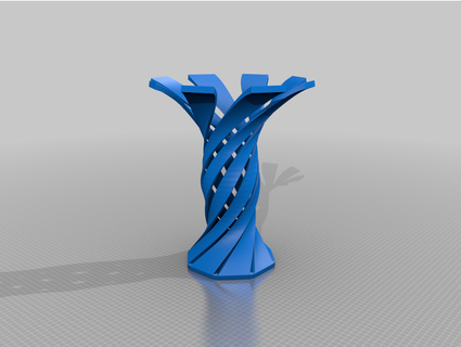 Spiral Komplex Vase drbuben 3d print model - Mito3D