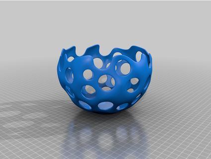 espace vase bougie drbuben 3d print model - Mito3D