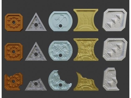 monedas 5e mazmorras dragones múltiple versiones editar escala detalles fucus 3d print model - Mito3D
