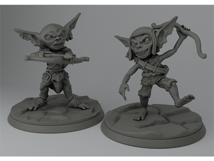 d&d tabletop miniatures goblin undercover cat 3d print model - Mito3D