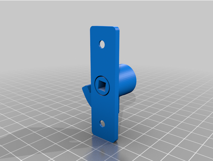 base serratura legna scatola ou petto Ritardo 3d print model - Mito3D