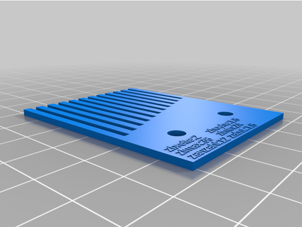 music box comb customizeable wip ommtom 3d print model - Mito3D