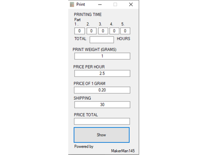 impresión hora calculadora makerman145 3d print model - Mito3D