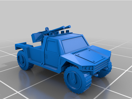 aa truck siberian troll 3d print model - Mito3D