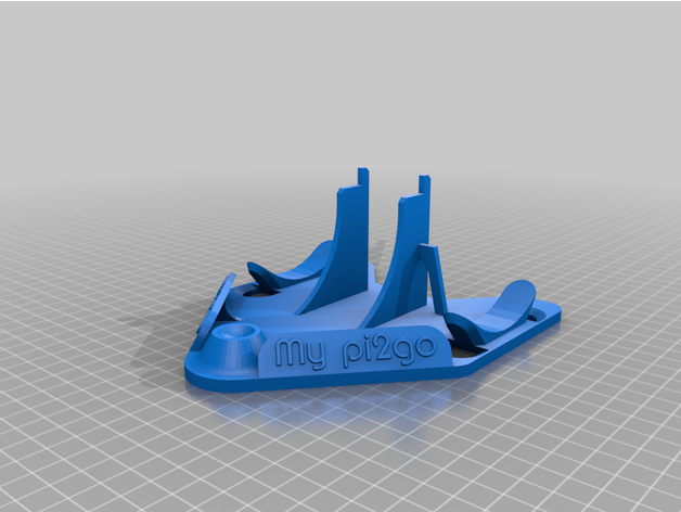 pi2go supporter trouvernain 3D print model - Mito3D